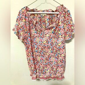 Max Studio delicate floral blouse